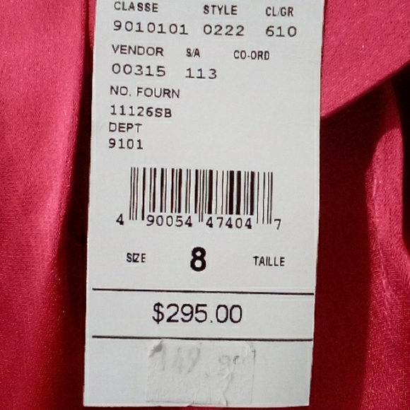 Cartise red cocktail dress - Picture 9 of 9